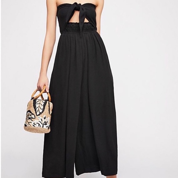 Final price✨Free People black jumpsuit - Picture 2 of 7